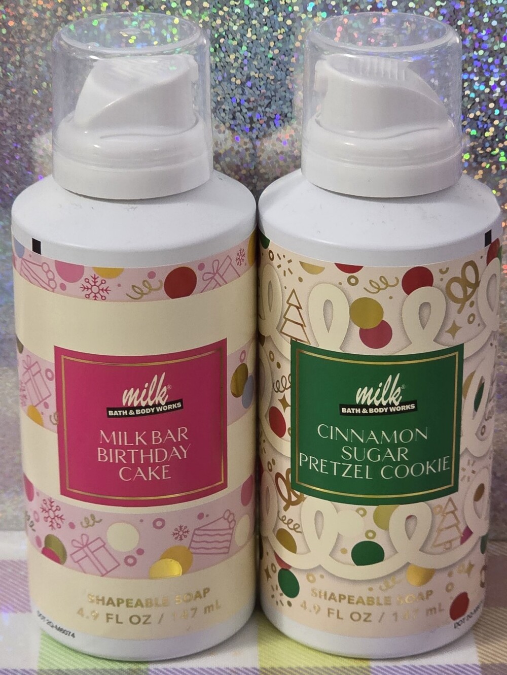 Bath Body Works Milk Bar Bakery Shapeable Soap Collection Set of 2 NEW Rare